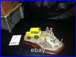 Border Fine Arts Laying The Clays tractor- Limited edition. No 164/1750