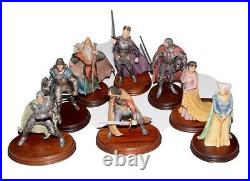 Border Fine Arts, Legend Of King Arthur, Full Set Of 8 Figures