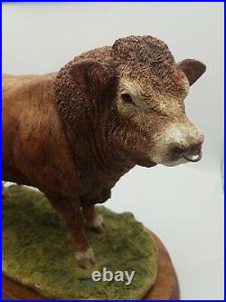 Border Fine Arts Limited Edition Limousin Bull Jack Crewdson B0531