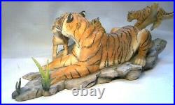 Border Fine Arts Ltd Ed 328/750 Bengal Tiger Tigress & Cubs Wwf