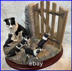 Border Fine Arts New Neighbour B1419 Collie Dogs