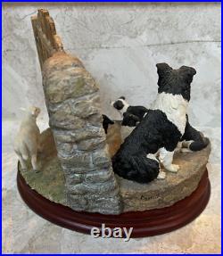 Border Fine Arts New Neighbour B1419 Collie Dogs