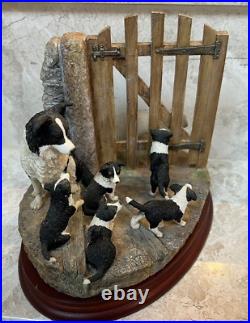 Border Fine Arts New Neighbour B1419 Collie Dogs