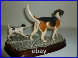 Border Fine Arts OLD ENGLISH FOXHOUND And FOX TERRIER L91