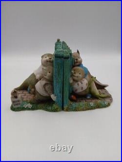 Border Fine Arts Oliver Otter & Friends Figurine Not Beatrix Potter Bookends