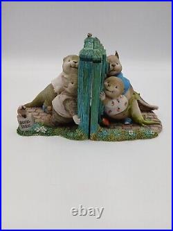 Border Fine Arts Oliver Otter & Friends Figurine Not Beatrix Potter Bookends