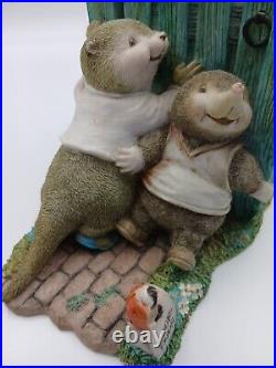 Border Fine Arts Oliver Otter & Friends Figurine Not Beatrix Potter Bookends