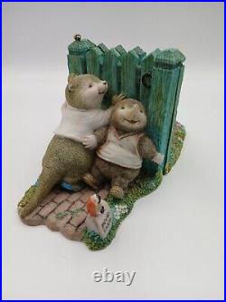 Border Fine Arts Oliver Otter & Friends Figurine Not Beatrix Potter Bookends