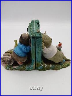 Border Fine Arts Oliver Otter & Friends Figurine Not Beatrix Potter Bookends