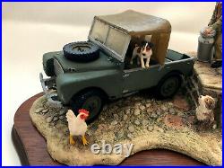 Border Fine Arts PUTTING OUT THE MILK Land Rover Model Landrover L/E 41 of 1500