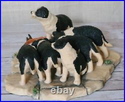 Border Fine Arts Pick of the Litter Model No. JH30 Rare Figurine by Ray Ayres Vgc