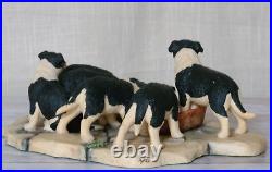 Border Fine Arts Pick of the Litter Model No. JH30 Rare Figurine by Ray Ayres Vgc