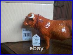 Border Fine Arts Pottery Company. Highland bull A5233