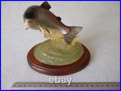 Border Fine Arts Rainbow Trout Figure Number 141 Preowned Superb