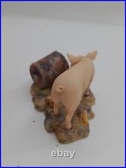 Border Fine Arts Ray Ayres Piglet & Hen 1984 RARE