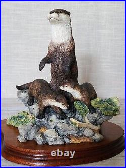 Border Fine Arts'Riverview' Rare Vintage Ltd Edn 170/3000 Figurine by R. Roberts