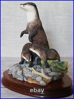 Border Fine Arts'Riverview' Rare Vintage Ltd Edn 170/3000 Figurine by R. Roberts