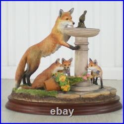 Border Fine Arts Scenting Fun Foxes Model