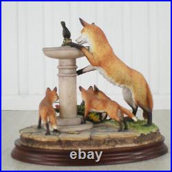 Border Fine Arts Scenting Fun Foxes Model
