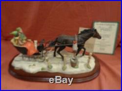 Border Fine Arts Schmid Ltd Ed Lowell Davis What Rat Race Horse and Sledge