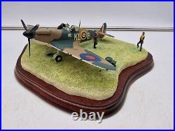 Border Fine Arts Scramble Spitfire model Plane mint limited Edition