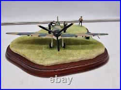 Border Fine Arts Scramble Spitfire model Plane mint limited Edition