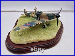 Border Fine Arts Scramble Spitfire model Plane mint limited Edition