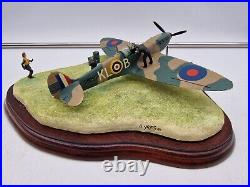 Border Fine Arts Scramble Spitfire model Plane mint limited Edition