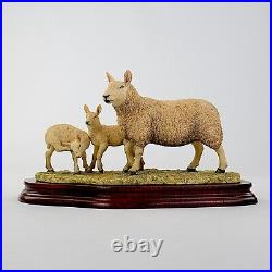 Border Fine Arts, Sheep, North Cheviot Ewe Scotch Halfbred Lambs, L147