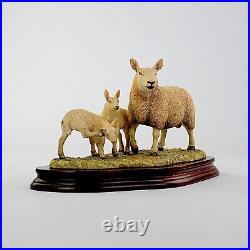 Border Fine Arts, Sheep, North Cheviot Ewe Scotch Halfbred Lambs, L147