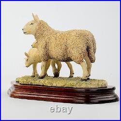 Border Fine Arts, Sheep, North Cheviot Ewe Scotch Halfbred Lambs, L147