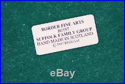 Border Fine Arts Sheep Suffolk Family Group B0197 Ray Ayres Limited Edition