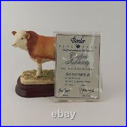 Border Fine Arts Simmental Bull With Box & CoA (Chipped) 8483 BFA