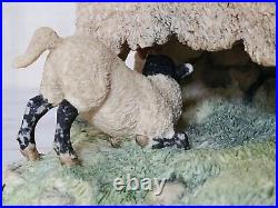 Border Fine Arts Spring Lambing Swaledale Ewe & Lambs No. JH6 by Ray Ayres 1985