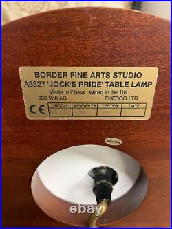 Border Fine Arts TABLE LAMP JOCK'S PRIDE