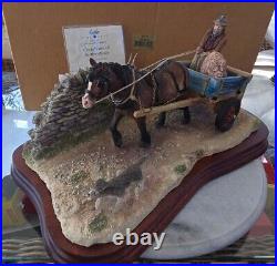 Border Fine Arts The Bride Farmer Dog, Horse & Cart Taking Pig To Market B0739