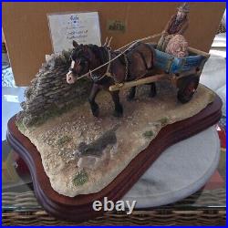 Border Fine Arts The Bride Farmer Dog, Horse & Cart Taking Pig To Market B0739