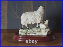 Border Fine Arts The County Show Sculpture Blackface Ewe & Lamb Ray Ayres 1995