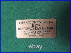 Border Fine Arts The County Show Sculpture Blackface Ewe & Lamb Ray Ayres 1995