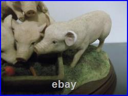 Border Fine Arts The James Herriot Collection Odd One Out Pigs Figurine A3398