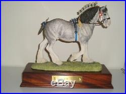 Border Fine Arts VICTORY AT THE HIGHLAND RARE Blue Roan Gold Edition