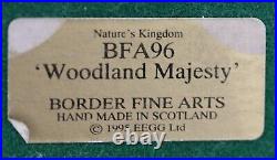 Border Fine Arts Woodland Majesty So62 By David Walton 1996 With C. O. A