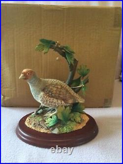 Border fine arts. GREY PARTRIDGE. Event only piece Limited to 250