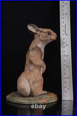 Border fine arts Rabbit Standing Figure by Victor Hayton L08 Circa 1977