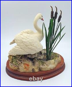 Border fine arts figurine First one in Swan with signets Mint/boxed