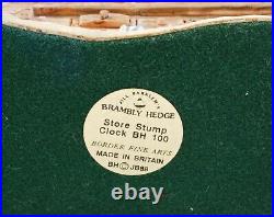 Brambly Hedge BORDER FINE ARTS Store Stump Clock BH100