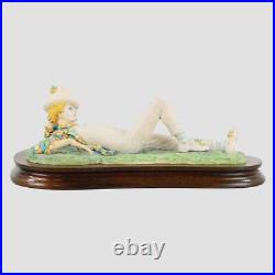 Clown Relaxing Plinth Border Fine Arts Characters