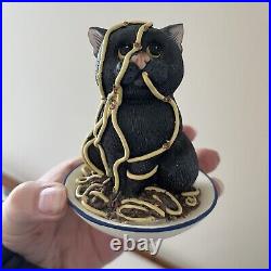 Comic & Curious Cats Figurine Spaghetti Head A26178 Border Fine Arts Boxed Rare