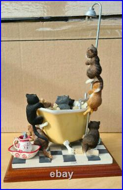 Comic & Curious Cats In the Tub LJ Smith A3884 Ltd. Ed. #485/1500