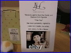 Comic & Curious Cats'Miss You' A23806 Hand Signed By Linda Jane Smith